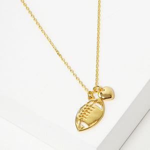 Love Football Necklace