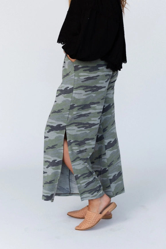 Wanderer Wide Leg Slit Pants