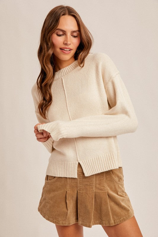 Maine Harbor Sweater- Ivory