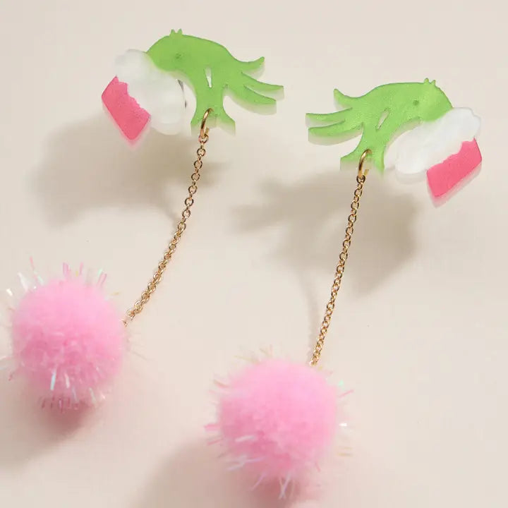 Grinch Dangle Pom Pom