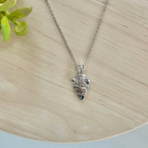 Flat Arrowhead Necklace