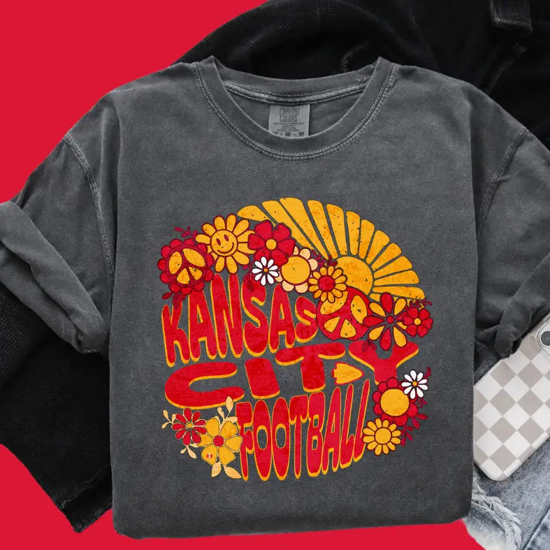 KC Football Retro Sun Tee