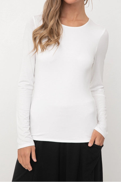 Nora Fitted Top - Ivory