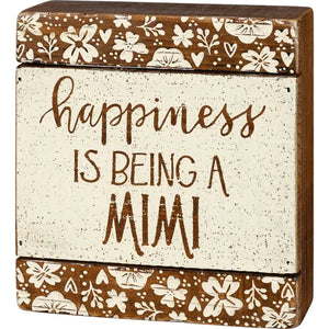 Being a MiMi Box Sign