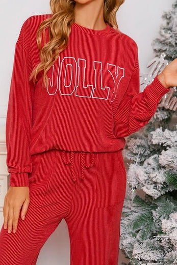 Jolly Corded Top - Red