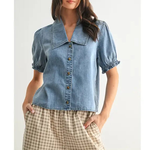 Brixley Top - Denim