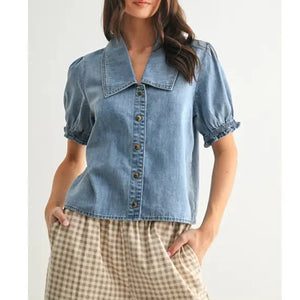 Brixley Top - Denim