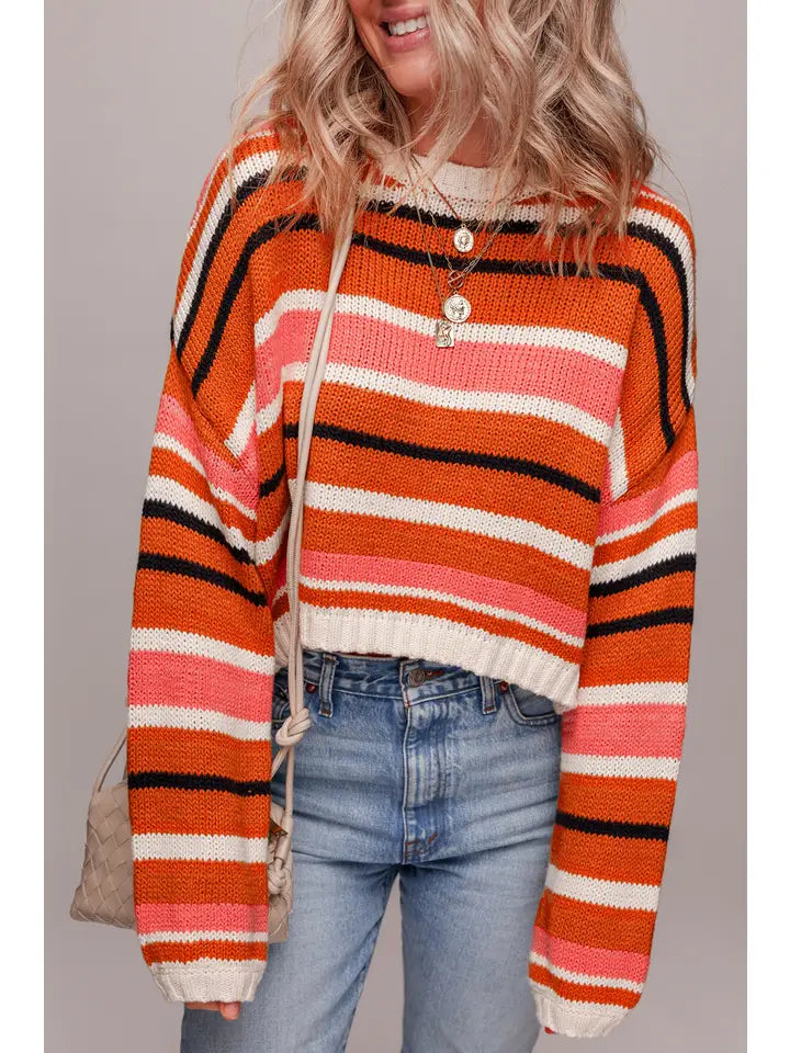 Foolish Heart Sweater-Multi Colored