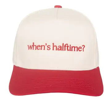 When's Halftime Hat-Red