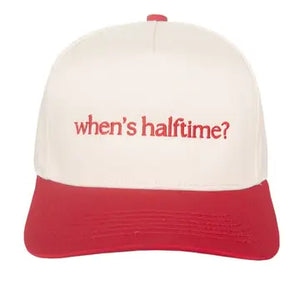When's Halftime Hat-Red