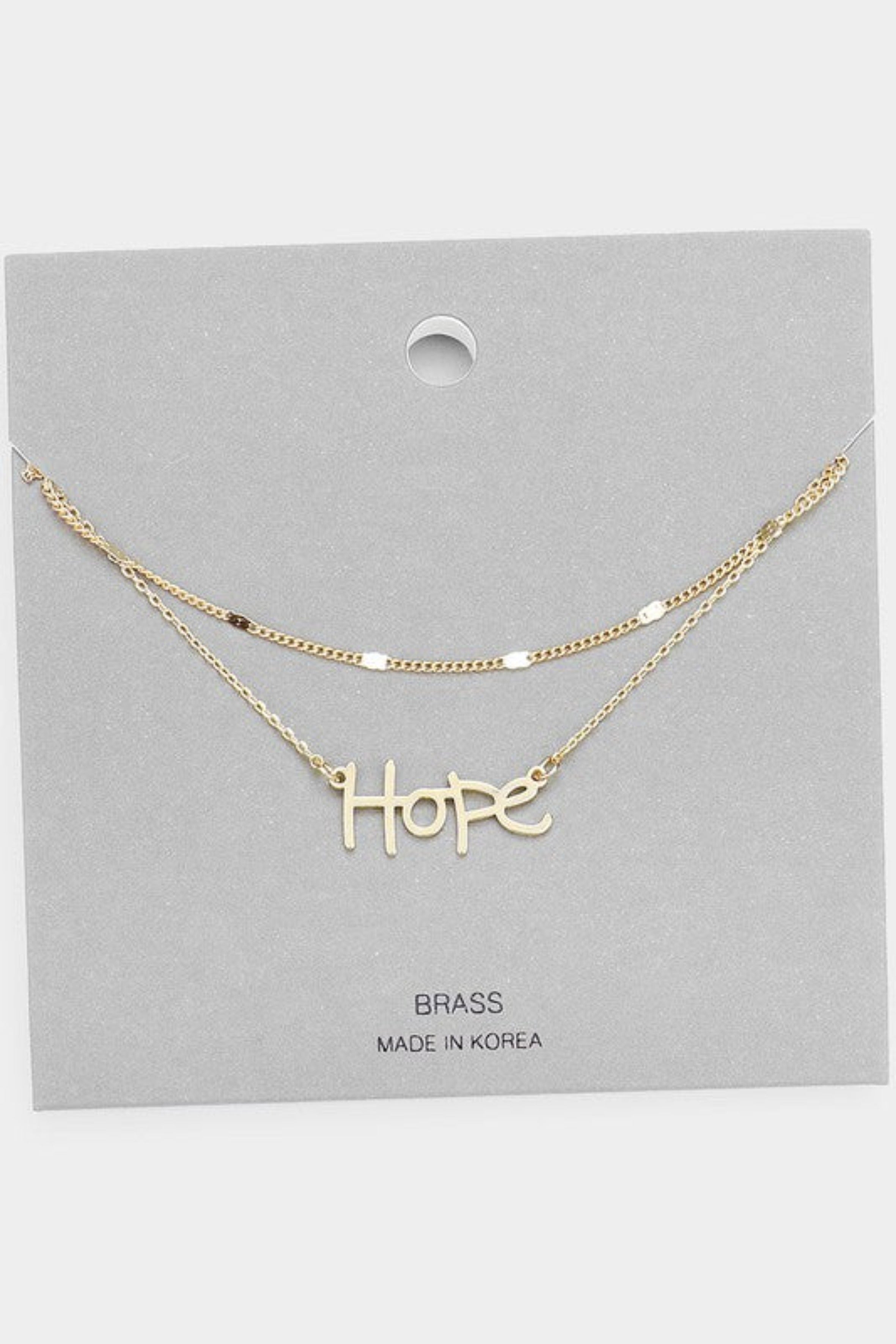 Hope Layered Necklace