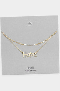 Hope Layered Necklace