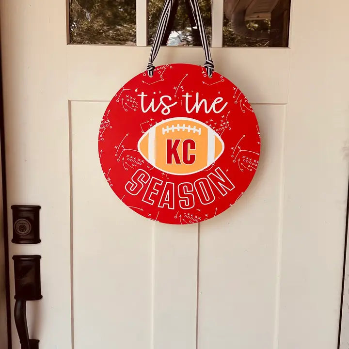 KC Tis the Season Door Sign