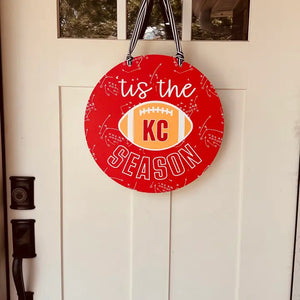 KC Tis the Season Door Sign