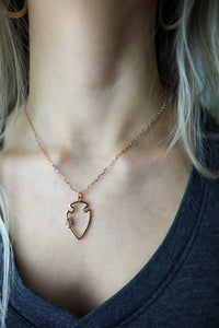 Arrowhead Bling Necklace
