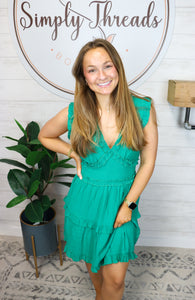 Charlotte Dress - Emerald