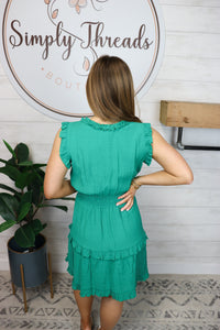 Charlotte Dress - Emerald